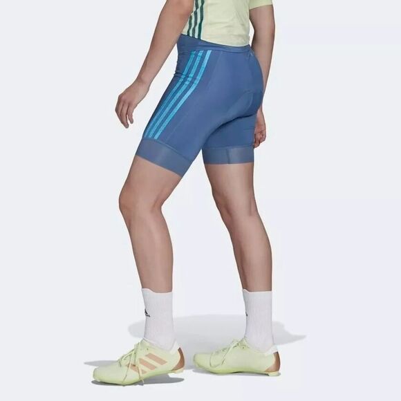 ADIDAS Women's The Cycling Short NEW Altered Blue / App Sky Rush XL H65308 - Picture 4 of 8